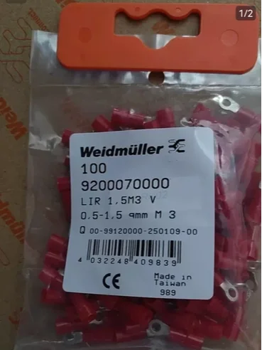 

Новый оригинальный конец Weidmüller LIR 1,5 м3 В 9200070000