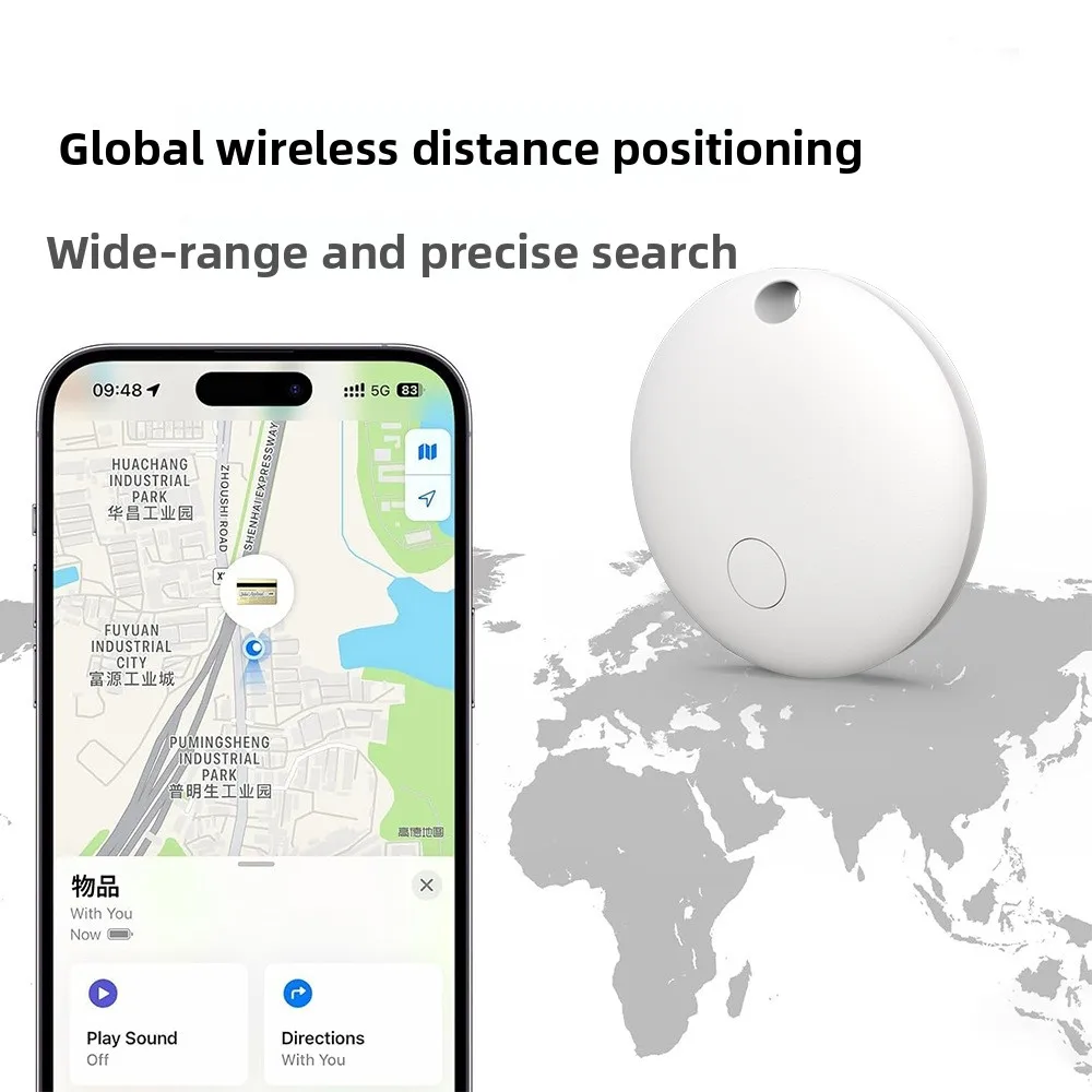 جهاز بلوتوث عالمي صغير مضاد للضياع لنظام IOS Android Airtag استبدال مفتاح تتبع محدد موقع الحيوانات الأليفة