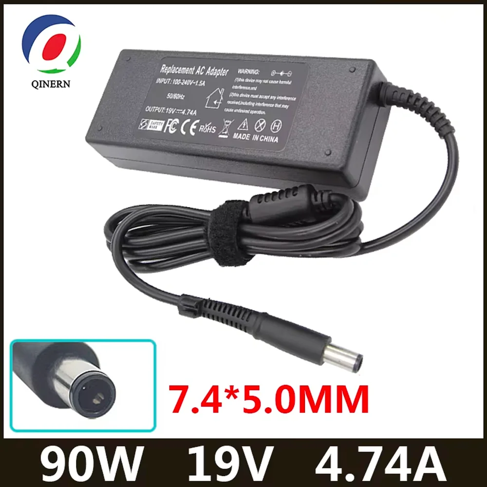 Zasilacz do laptopa 19V 4.74A 90W 7.4*5.0mm do HP Probook 4440s 4535s 4530S 4540S 6470b 6475b 6570b Pavilion DV3 DV4 DV5 DV6
