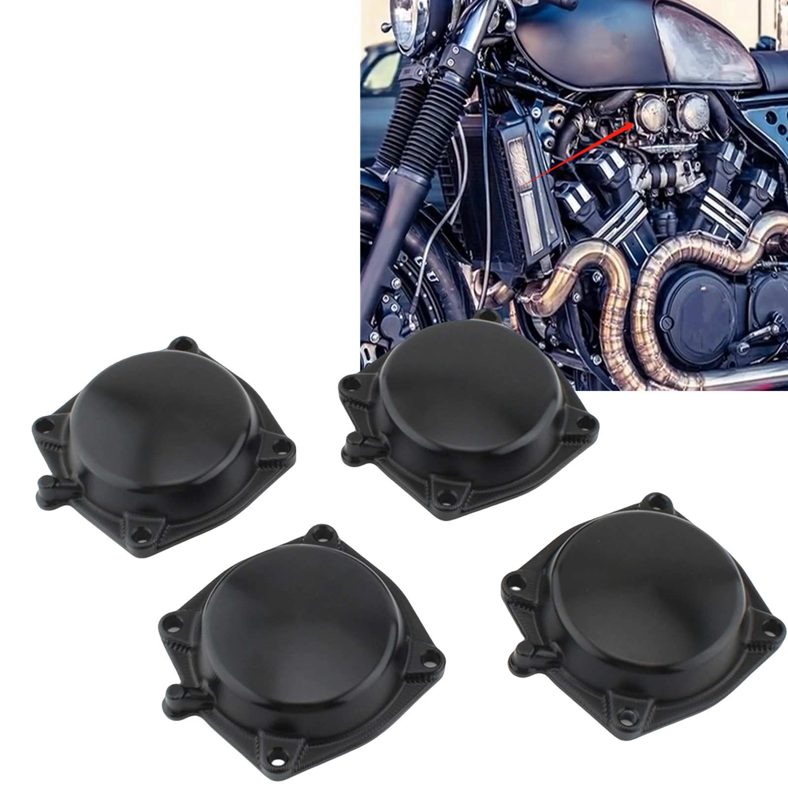 Motorcycle Carburetor Carburettor Carbureter Carburetter Carb Diaphragm Top Cap Cover For YAMAHA V-max1200 1994-2007