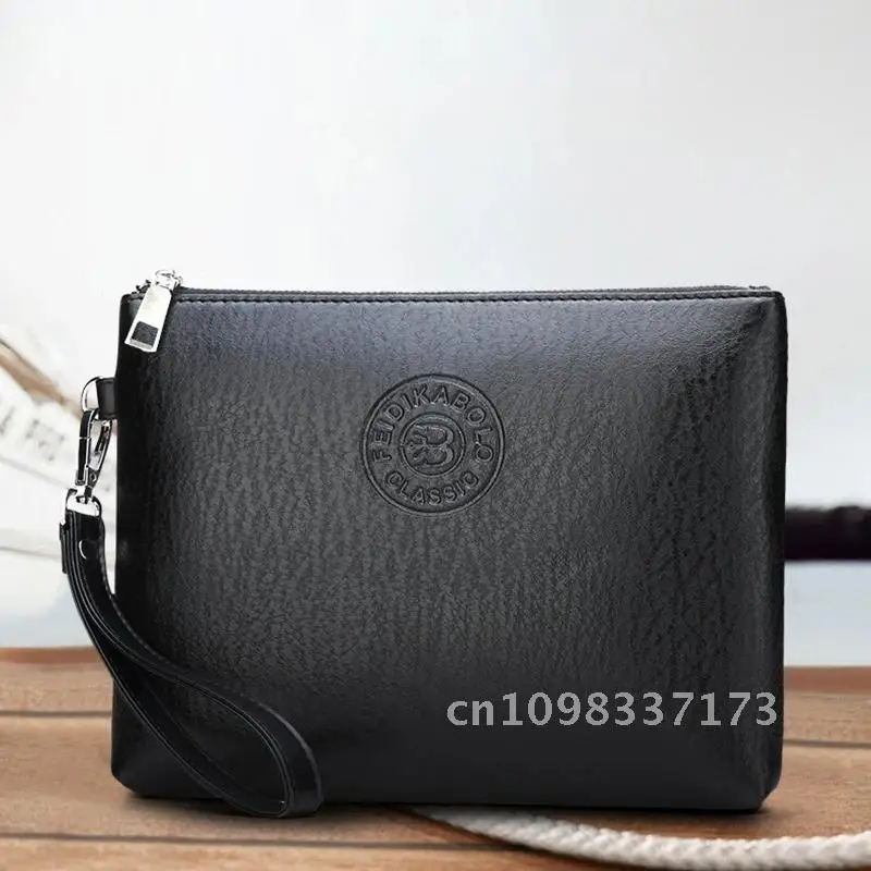 جديد نمط الأعمال الرجال مخلب محفظة كبيرة لينة بولي Leather الجلود الذكور السوار حقيبة ظهر أنيقة الترفيه أنيق حقائب اليد هدية الحقيبة