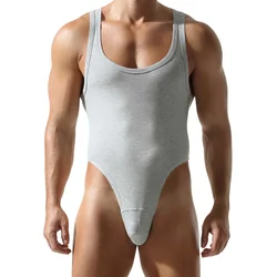 TAUWELL New Mens Undershirts Bodysuit Shaper Onesie Vest Jumpsuits Men Tank Tops Sports Bodybuilding Singlets Undershirts