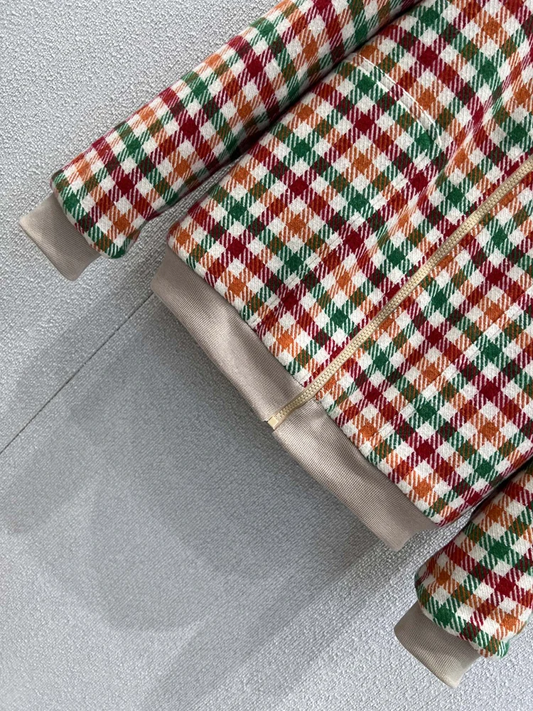 Frühlings- und Herbstmode lässige Baumwolljacke, Damen-Revers-Retro-Baumwolljacke mit lockerem Reißverschluss