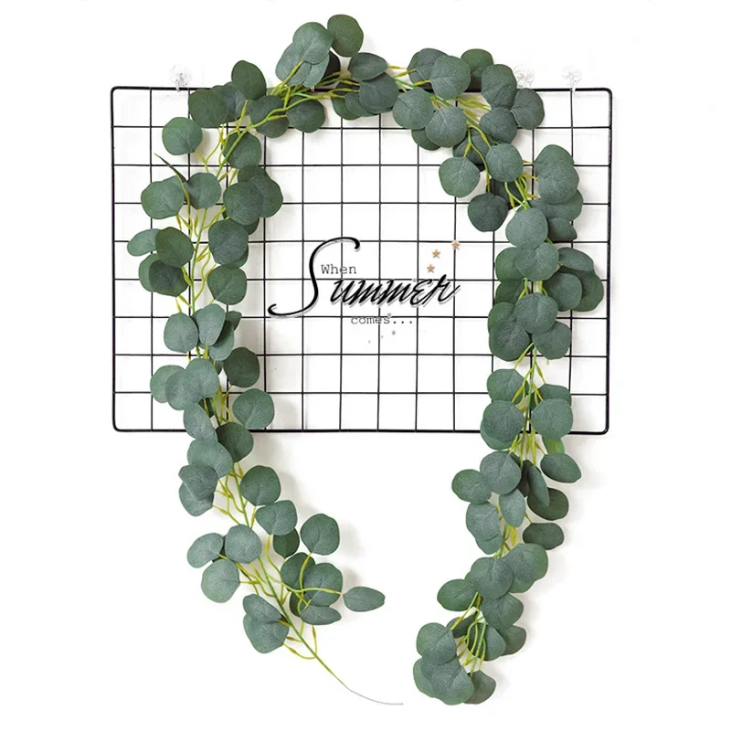 Artificial Eucalyptus Garland Eucalyptus Leaves Greenery Wreath Vines for Home Wedding Party Table Bedroom Wall Home Decoration