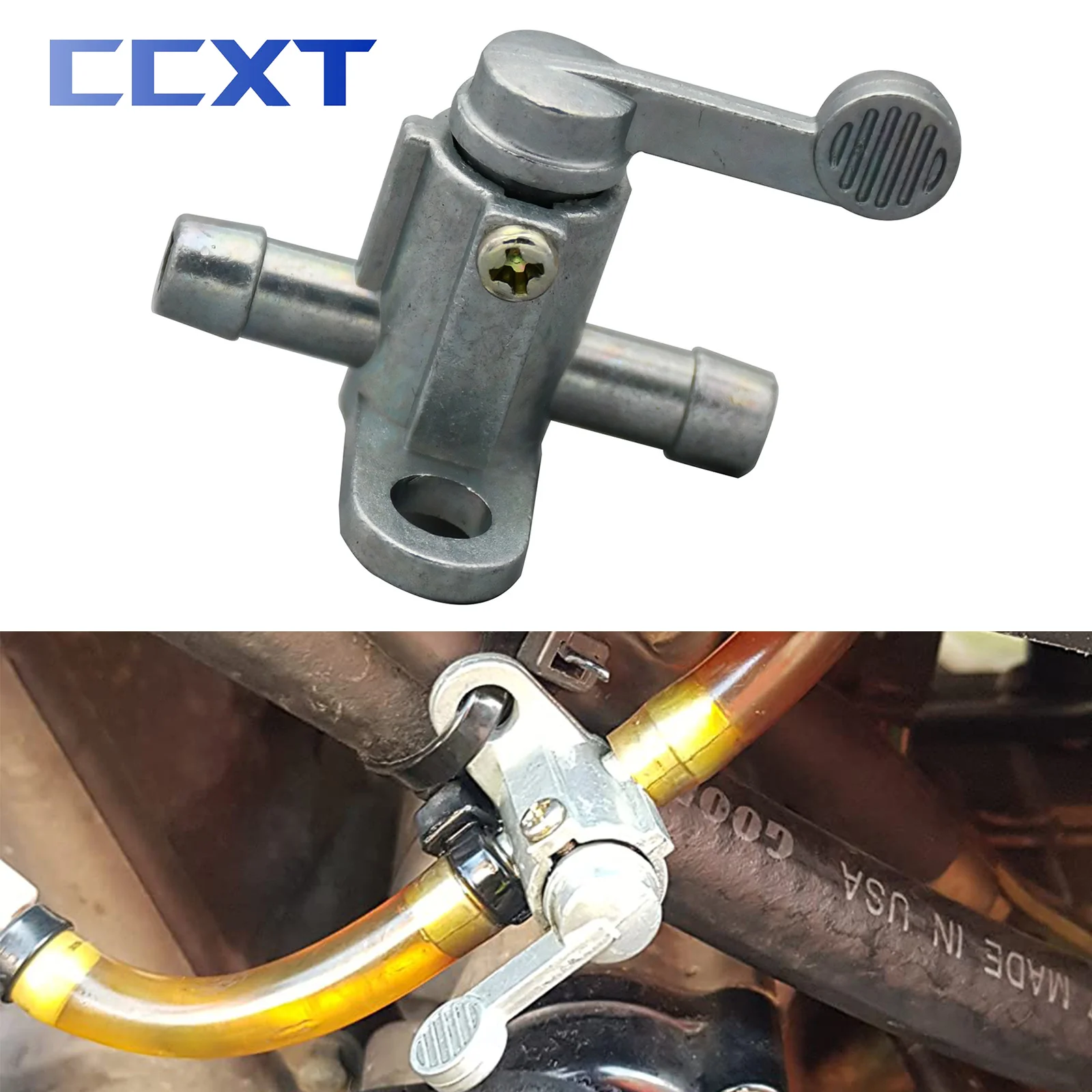 Motorcycle Fuel Tap Gas Petrol Valve Fuel Tank Switch For Yamaha PW50 PW80 Dirt Bike ATV Scooter Honda Kawasaki Suzuki KTM Etc