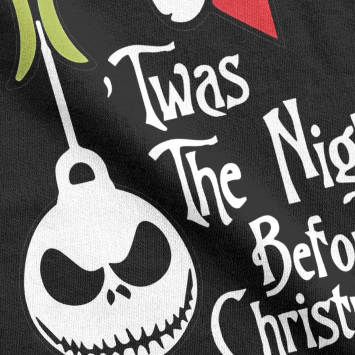 The Nightmare Before Christmas Cotton T Shirt Ladies grinch face Streetwear Casual T-Shirts O Neck Harajuku T Shirt Plus Size