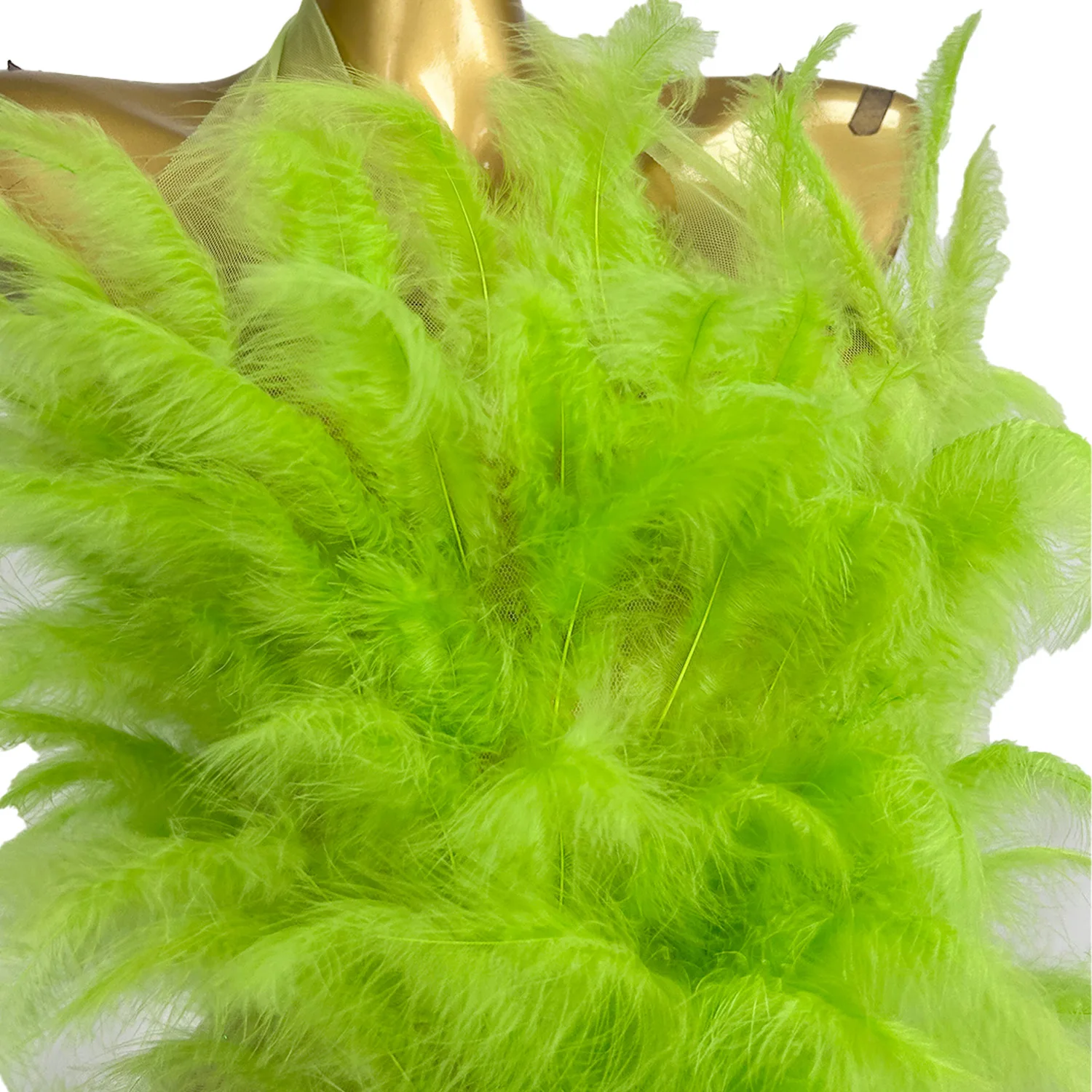 ชุดเดรสยาวสำหรับงานวันเกิดแบบเซ็กซี่ สายผูกคอ เปิดหลัง ประดับขนนกและคริสตัล เหมาะสำหรับงานปาร์ตี้กลางคืน งานพรอม งานราตรี งานแสดง และงานเทศกาล