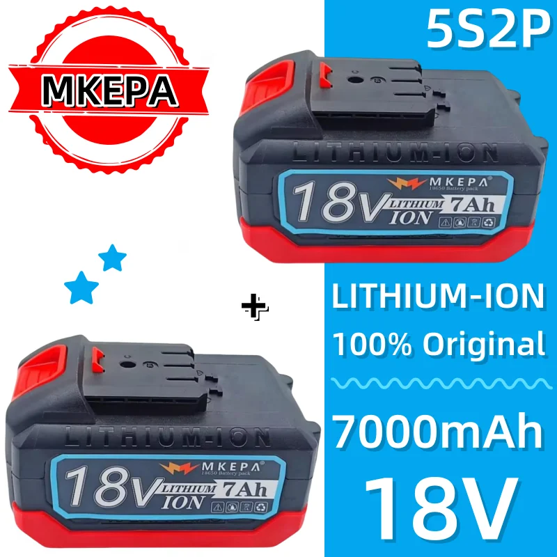 100% original 18V 7.0Ah Rechargeable Battery lpega ,For BL1830 BL1830B BL1840 BL1840B BL1850 BL1850B Power Tools Battery