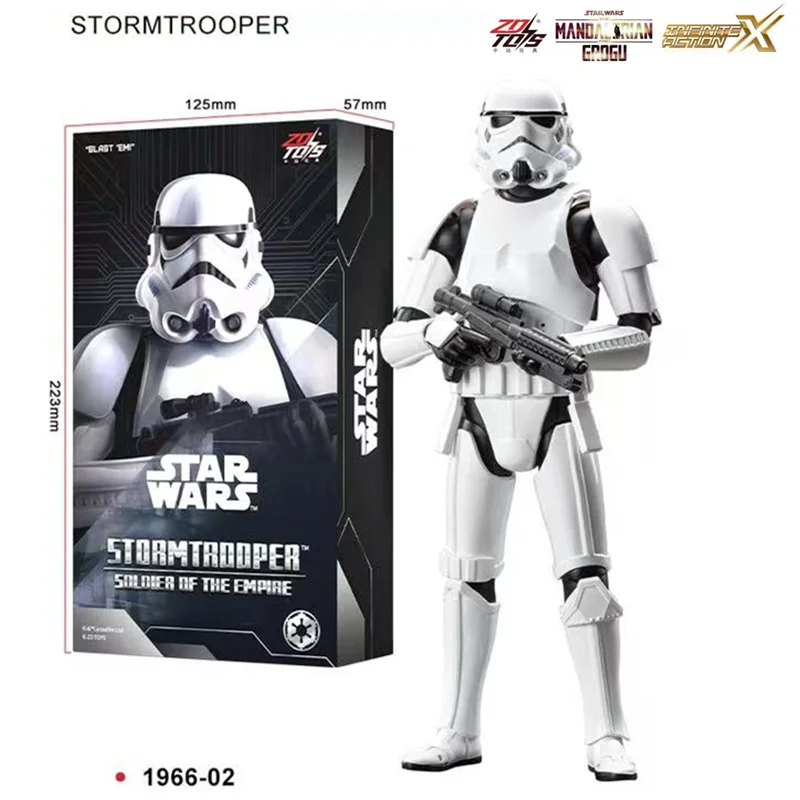 Zd Toys 1/10 Star Wars Darth Vader Stormtrooper Luke Skywalker Grogu The Mandalorian Action Figure  Model Figure Collectible Toy view 2