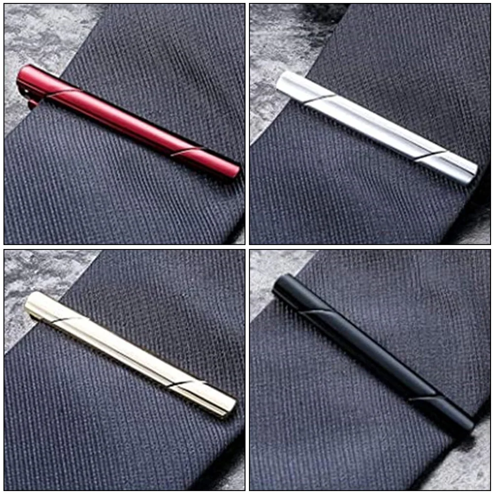 

8Pcs Premium Copper Tie Clips Business Formal Wear Accessories Durable Necktie Clamps Men Tie Clip Necktie Clip
