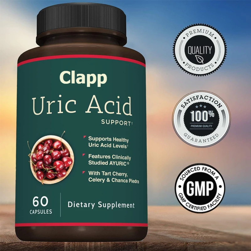 

High Quality Uric Acid Support Supplement - Uric Acid Cleansing and Kidney Support - Including Sour Cherry and Celery Extract