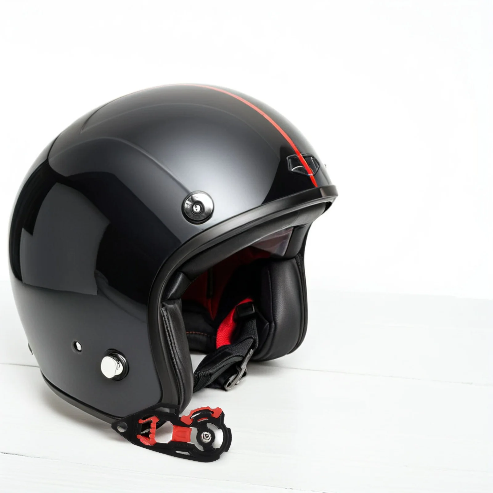 

2Pcs Motorcycle Visor Base Repair Kit Universal Gear Plate Shield Plates Stable Fit for K1 K3sv Quick