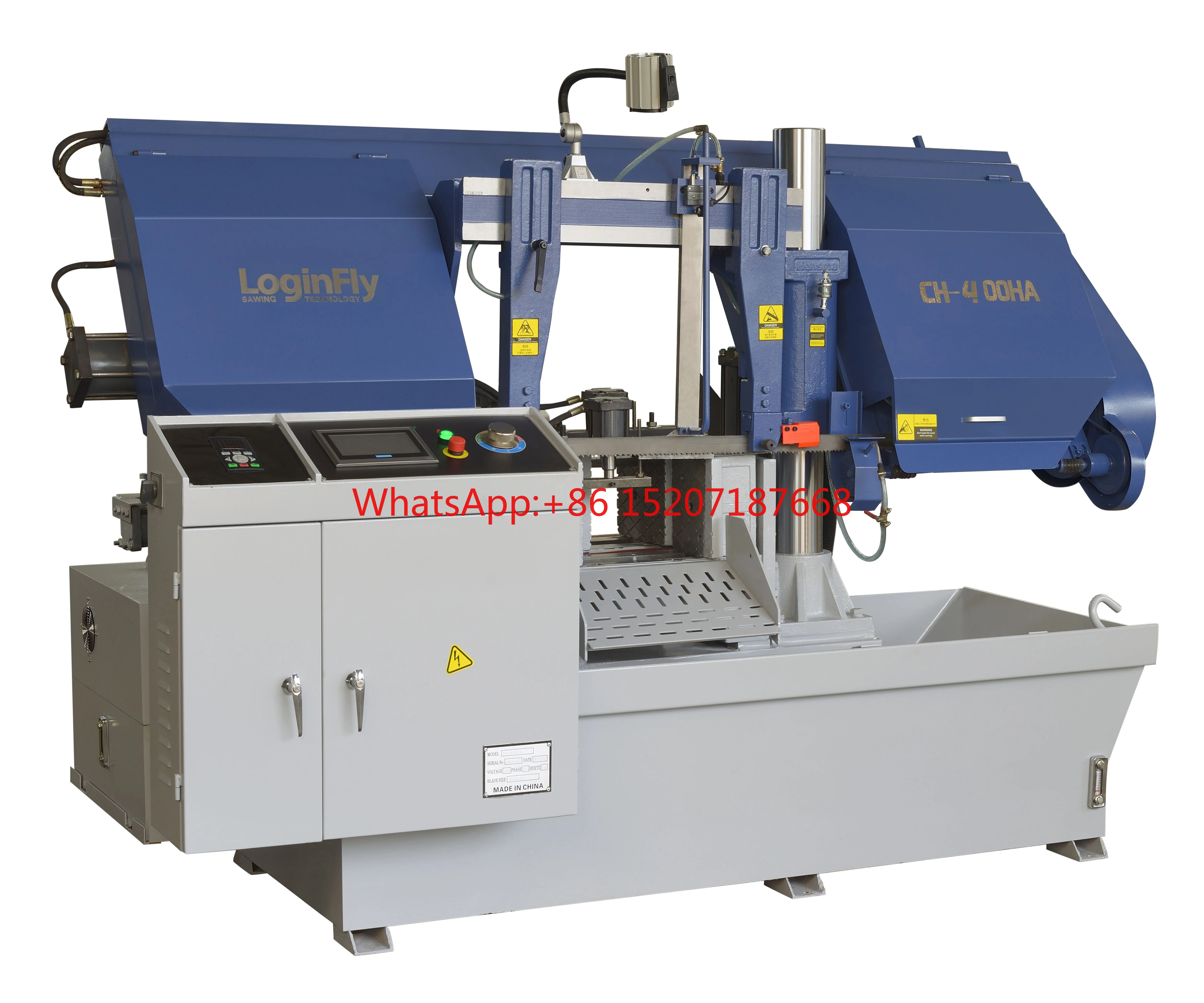 China Automatic High Speed Aluminum Bar Cutting Band Sawing Machine