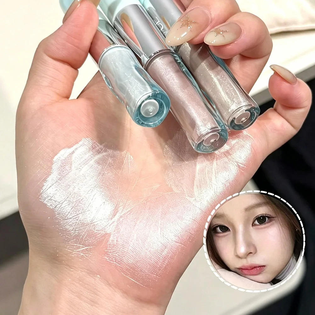 Glitzernder Flüssiger Lidschatten Perlglanz-Schimmer Feiner Glänzender Augen-Make-up Charmantes Eyeliner-Schatten-Highlighter Kosmetikprodukt