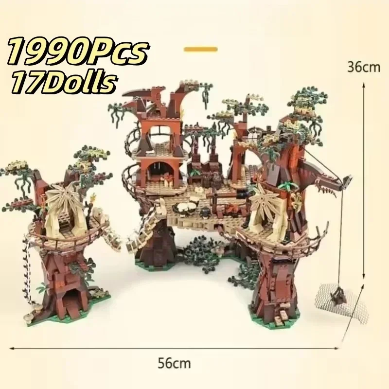 Diy Bear Village Architecture Model Building Blocks Kit Desktop Home Ornament Collectible Holiday Festival Gift