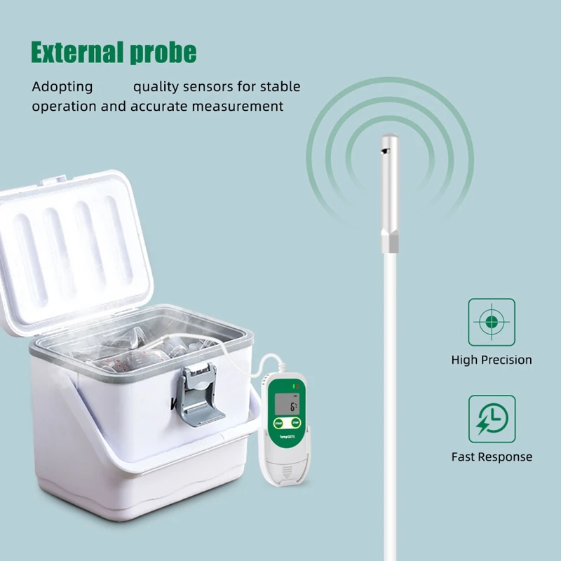 USB Temp & Humidity Data Logger นํากลับมาใช้ใหม่ RH TEMP Data Logger Recorder ความชื้นการบันทึกเมตร Tempg07s