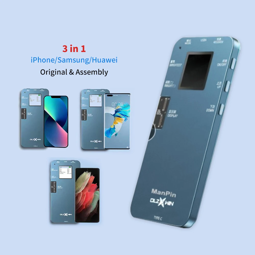 7 в 1 для iPhone 6 6S Plus 7 7Plus 8 8Plus 11 Pro Max сенсорный экран тестер коробка с тестовой платой ЖК-тестер инструменты