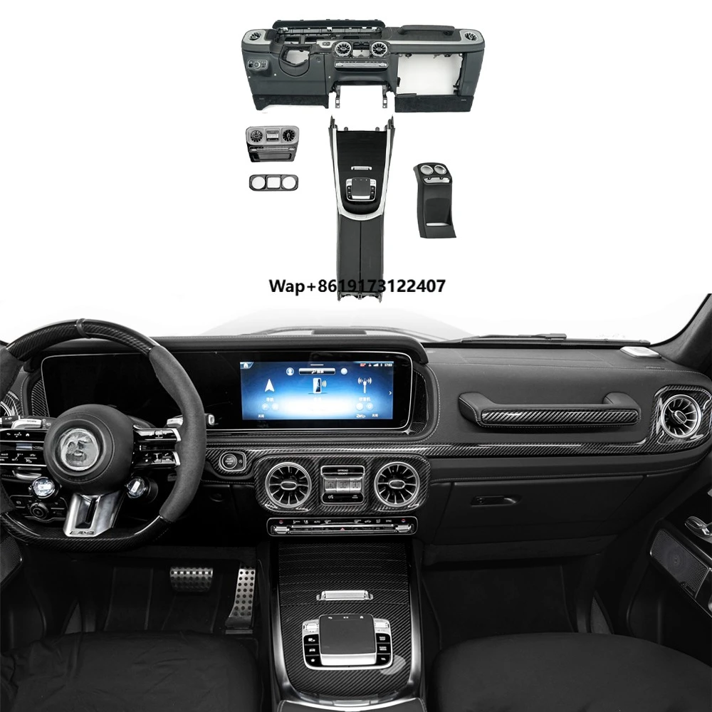 W464 Upgrade to W465 Interior Body Kit Solutions W465 Center Console Dashboard Central Touch Pad Interior Auto Parts Options