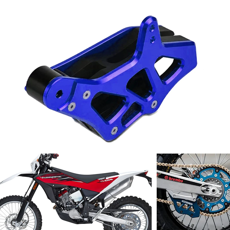 

Fits for Husqvarna Enduro 701 Supermoto 125 250 300 350 450 501 TE FE TC FC TX FX FS 2014-2021 Motocross Rear Chain Guide Guard