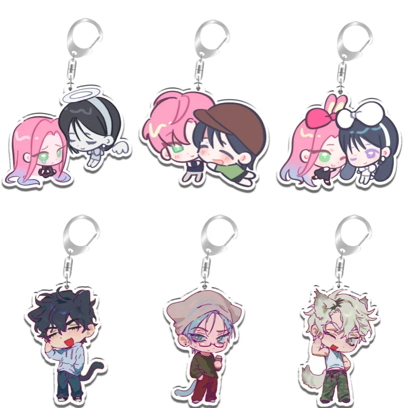 

Брелок для ключей по мотивам Alien Stage (Лука, Иван, Хёна, Тилл, Суа, Мицзи) — подарок для фанатов аниме и игр, подвеска для рюкзака из переработанного акрила, редкая коллекционная игрушка