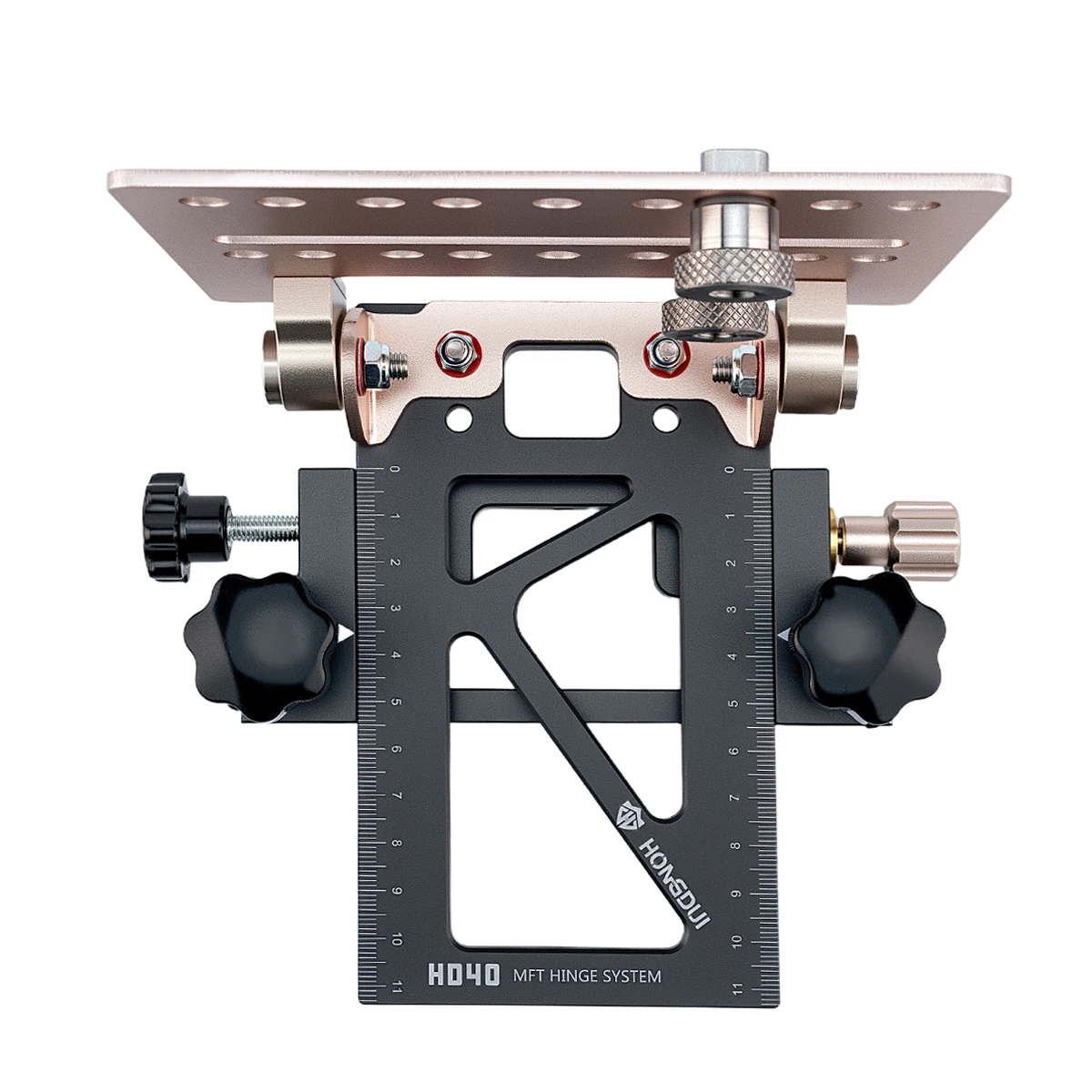 H040 MFT Hinge Jig System Universal Aluminum Stainless Steel Compatible with Tracks Featuring T-Slot Precision Machined