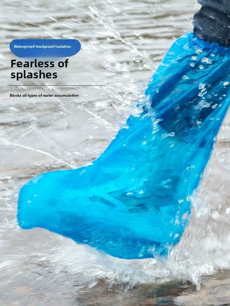 thickened-long-tube-rain-boot-covers-waterproof-anti-slip-durable-transparent-plastic-shoe-covers-for-rainy-days-one-time-use