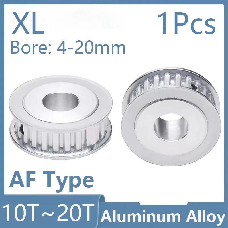 1pcs XL AF Timing Pulley Aluminum Alloy 10T-20T Bore 4-20mm Width 11mm Synchronous Wheels For 10mm Wide Timing Belt