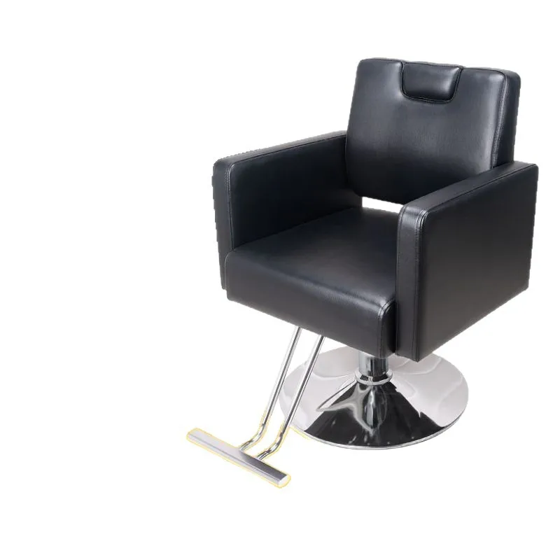 

Barber shop chair hair salon seat can be reclined and rotated, can be lifted and lowered, perm and dyeing special chair hair