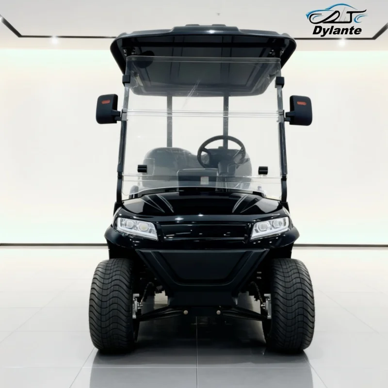 Hot Selling Factory Price 2 Seater Electric Utility Vehicle Club 72V 4 Wheel MacPherson Suspension Off-Road Hunting Golf Cart