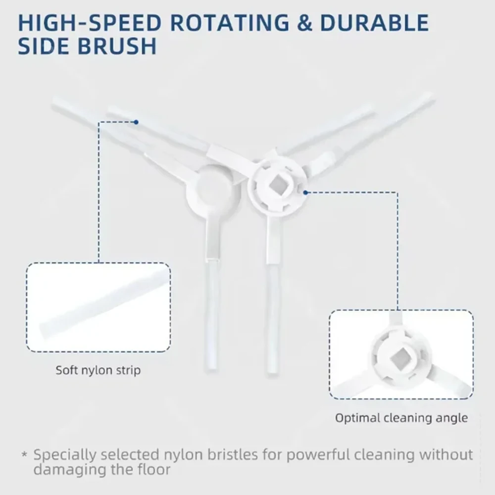 For Xiaomi S20 E12 E10 B112 robot vacuum cleaner Accessories, main brush side brush mop cloth HEPA filter spare parts