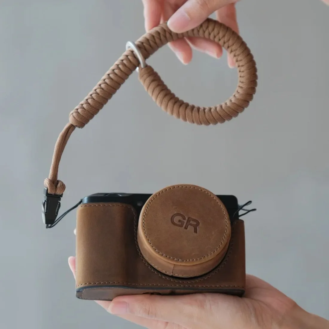 Ricoh GR3 GR3X Real Leather Studio Fotográfico Горячий Башмак 용 수제 정품 카메라 케이스 가방 보호 슬리브 커버베이스