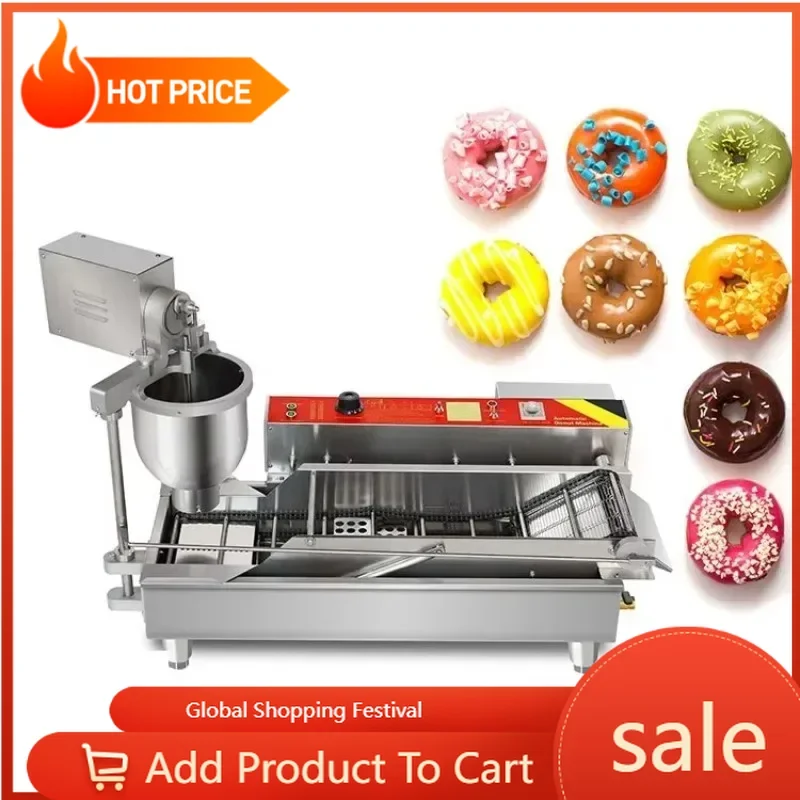 Commercial Donut Maker 304 Stainless Steel With Multi‑size Molds Doughnut Processing Device