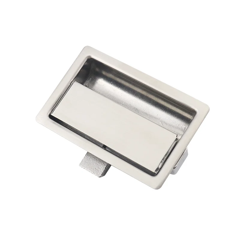 

Stainless Steel Square Panel Lock for Industrial Electrical Cabinet Door Toolbox - Embedded Flat Micro Design