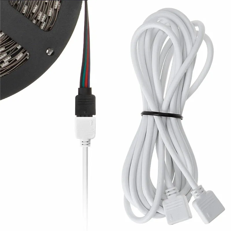 4-PIN RGB LED Verlängerungskabel 4-Pin LED-Verbinder Draht 1M 2M 5M 30cm für SMD 5050 3528 RGB LED-Streifen – Detail 8