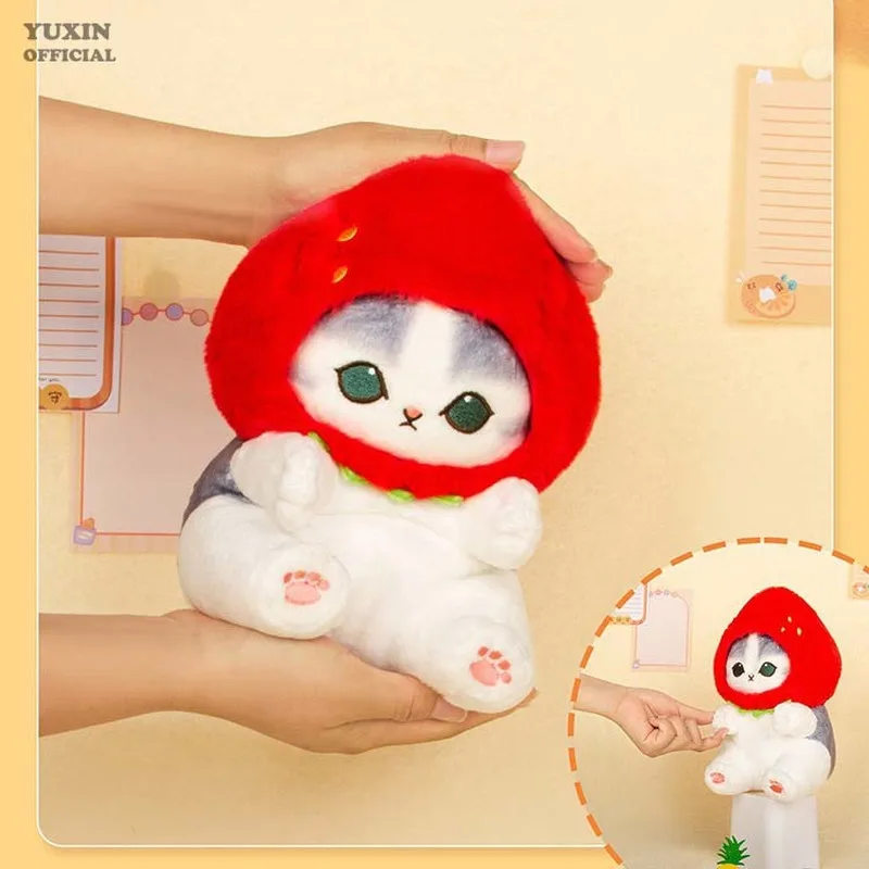 Original Mofusand Series Plush Doll Cute Cosplay Cat Cos Fruit Plushies 20cm Soft Kawaii Dolls Children Birthday Gift Toy