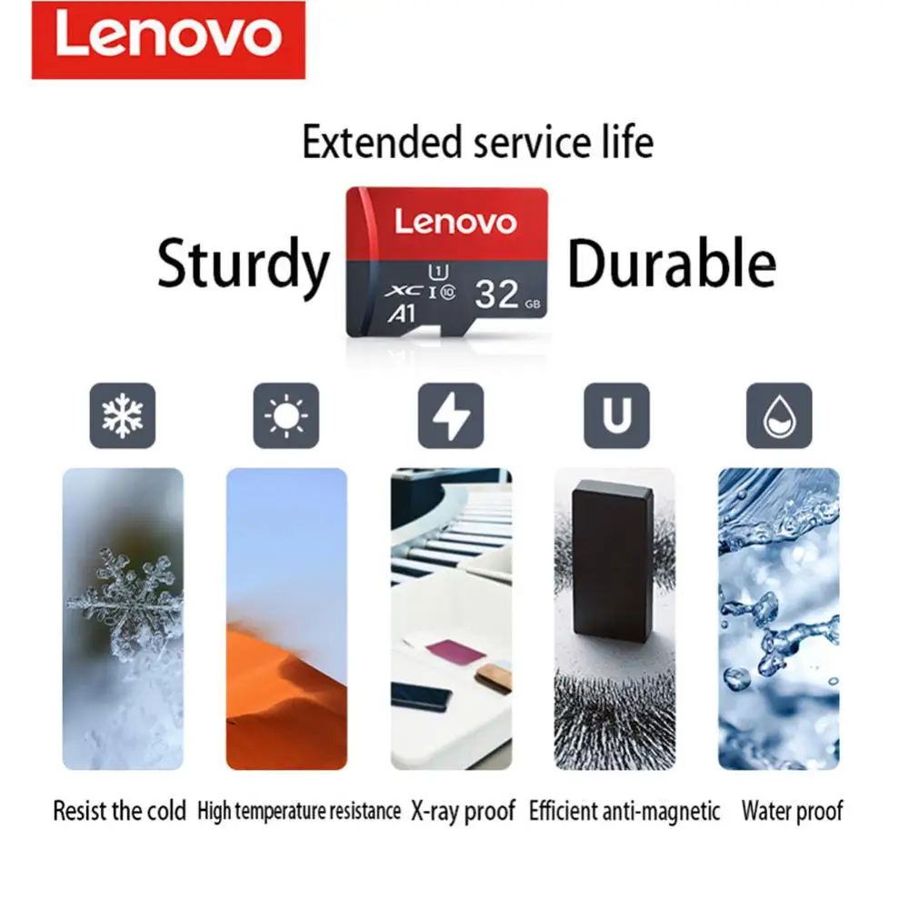 Lenovo 2TB V60 Speicher karte 1TB Klasse 10 256GB U3 512GB Micro TF SD-Karte SD-Speicher karte schnelle Geschwindigkeit mit paket freiem SD-Adapter