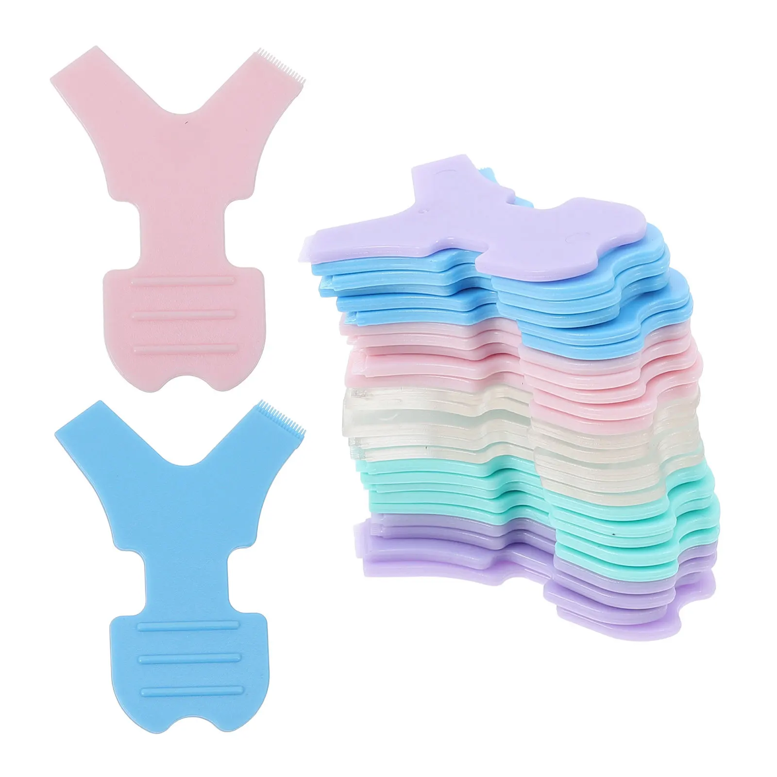 

25Pcs Eyelash Lift Comb Y Shaped Lash Perm Tool Smooth Non-Slip Handle for Easy Application Ideal for Eyelash Grafting and Clean