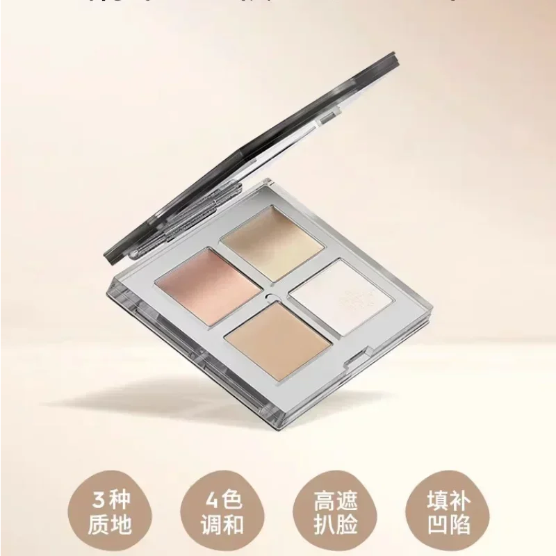 MARIE DALGAR Shadow Play Render Concealer Palette Highlighter Full Coverage Cream Long-lasting Moisturizing Makeup Cosmetics