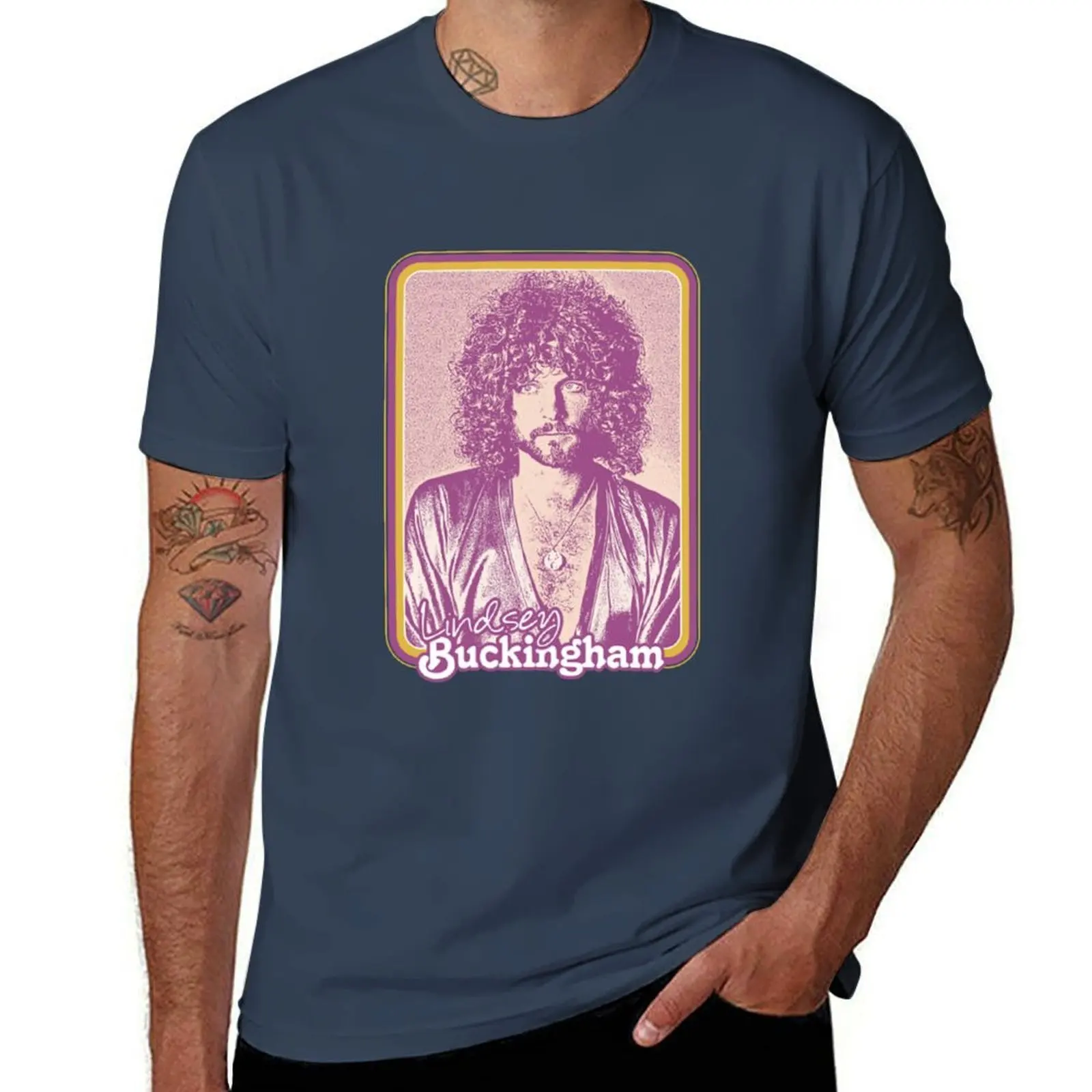 Lindsey Buckingham T-Shirt Big Size Simple T-Shirt