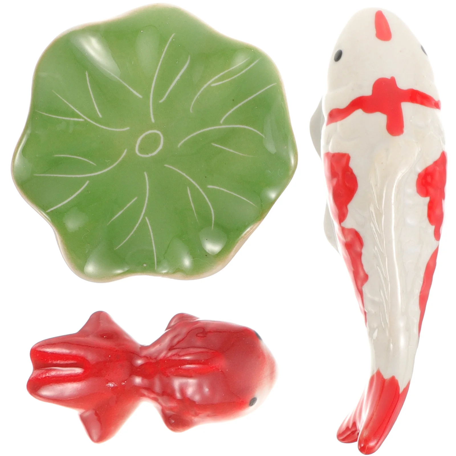 

3Pcs Ceramic Aquarium Floating Creature Decors Lightweight Durable Fish Tank Decorations Stylish Aquatic Accessories Natural