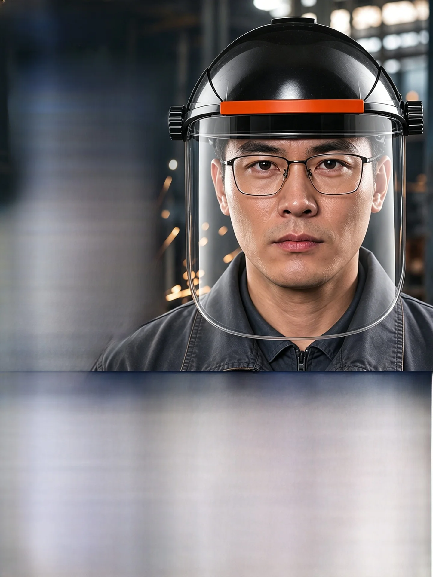 Industrial Angle Grinder Safety Goggles Full Face Protection for Spraying Pesticides Dustproof Guard with Glasses Slot
