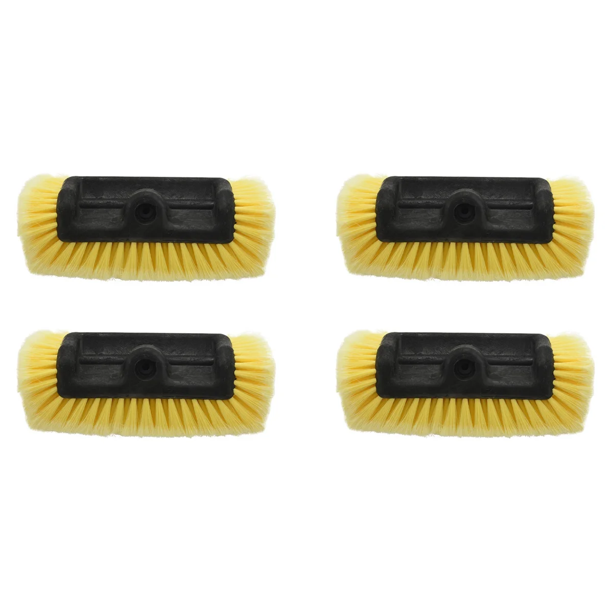 

4X Car Wash Brush Head for Detailing Washing Vehicles, Boats, RVs, ATVs, or Off-Road Autos, Super Soft Bristle