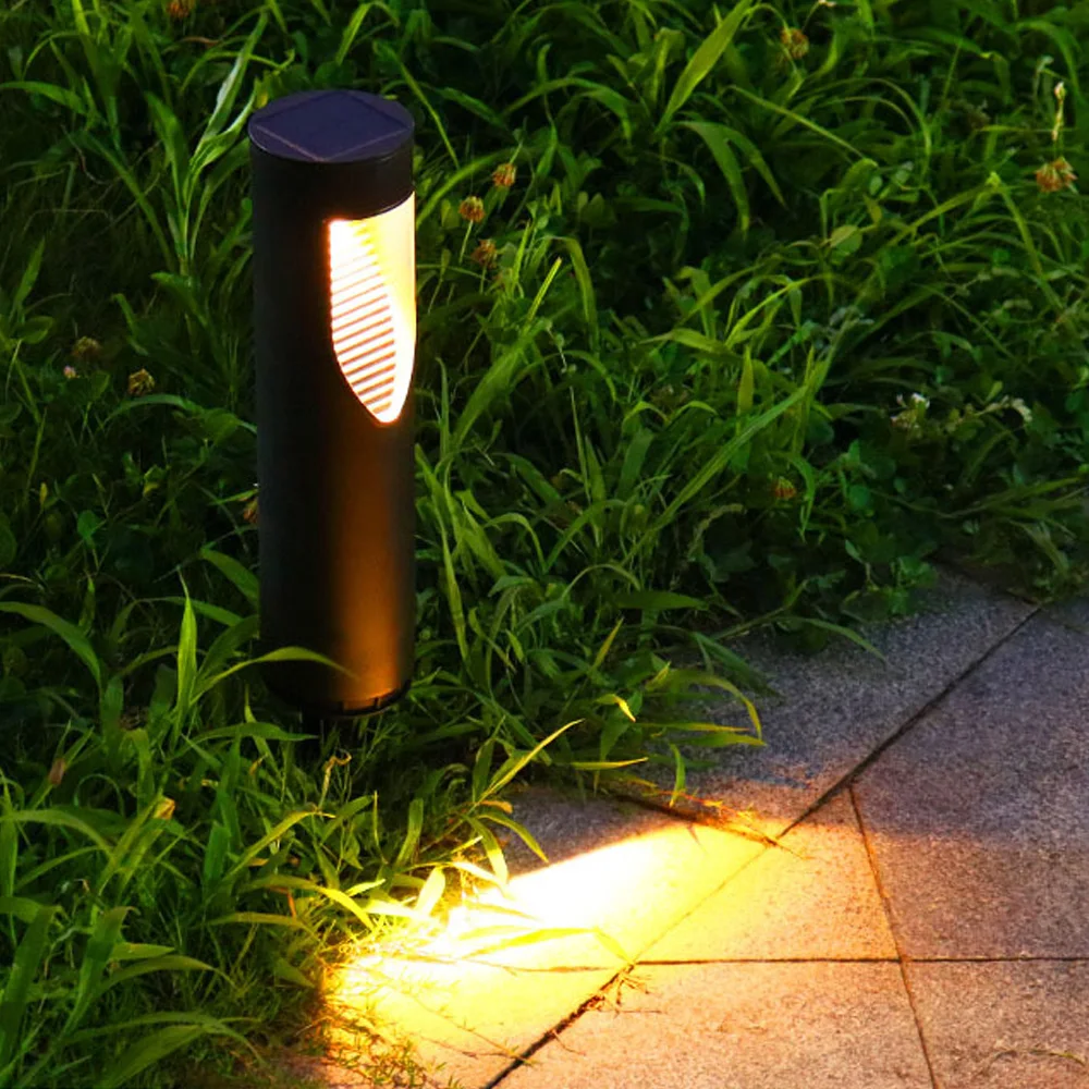 

Outdoor waterproof solar cylinder lawn lamp led garden light road lamp home park ambient light