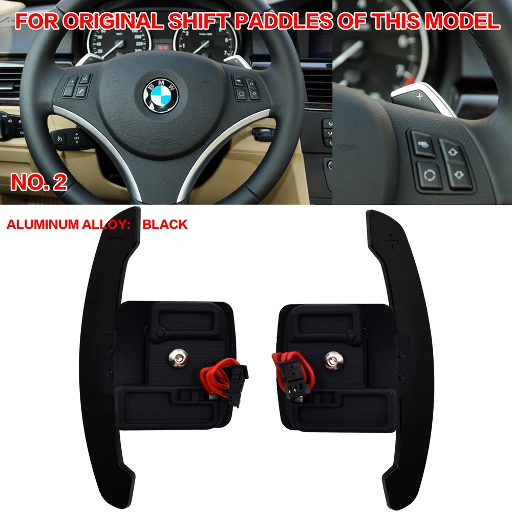 Carbon fiber magnetic paddle shifters are suitable for BMW E90 M3 E92 M3 E93 M3 X5M X6M E70 E71 steering wheel paddle shifters