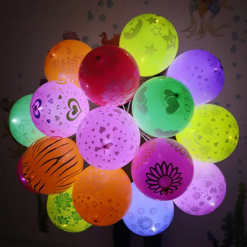 Mini petites lampes LED pour ballons en latex, ballons en papier, lanterne sans lignes, flash, Noël, mariage, chaud, 10 pièces