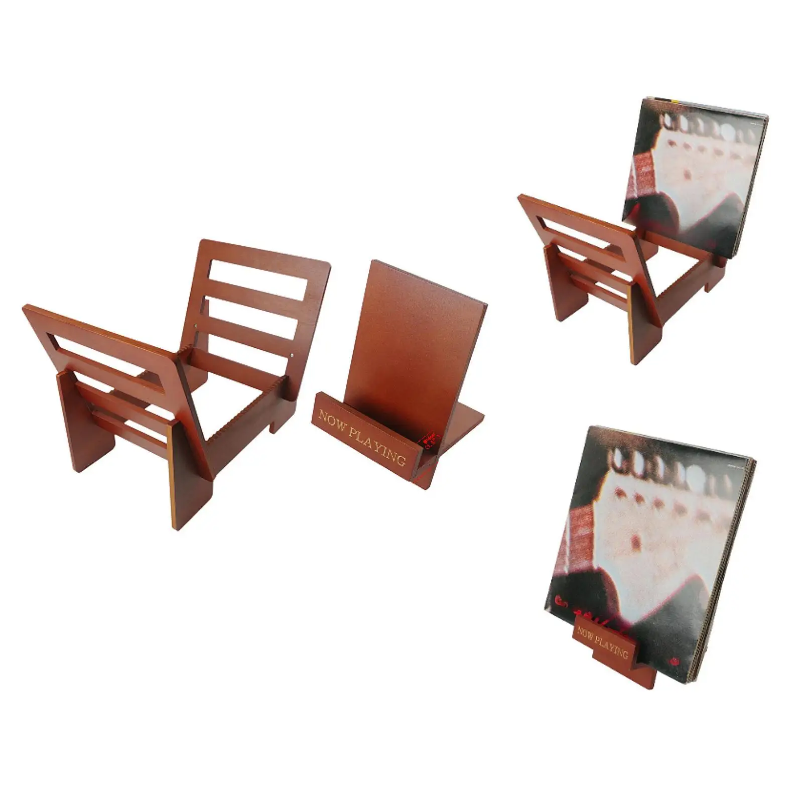 Vinyl Record Display Stand Sturdy Vinyl Record Accessories Vinyl Record Holder Records Storage Organizer for Albums Vinyl Record