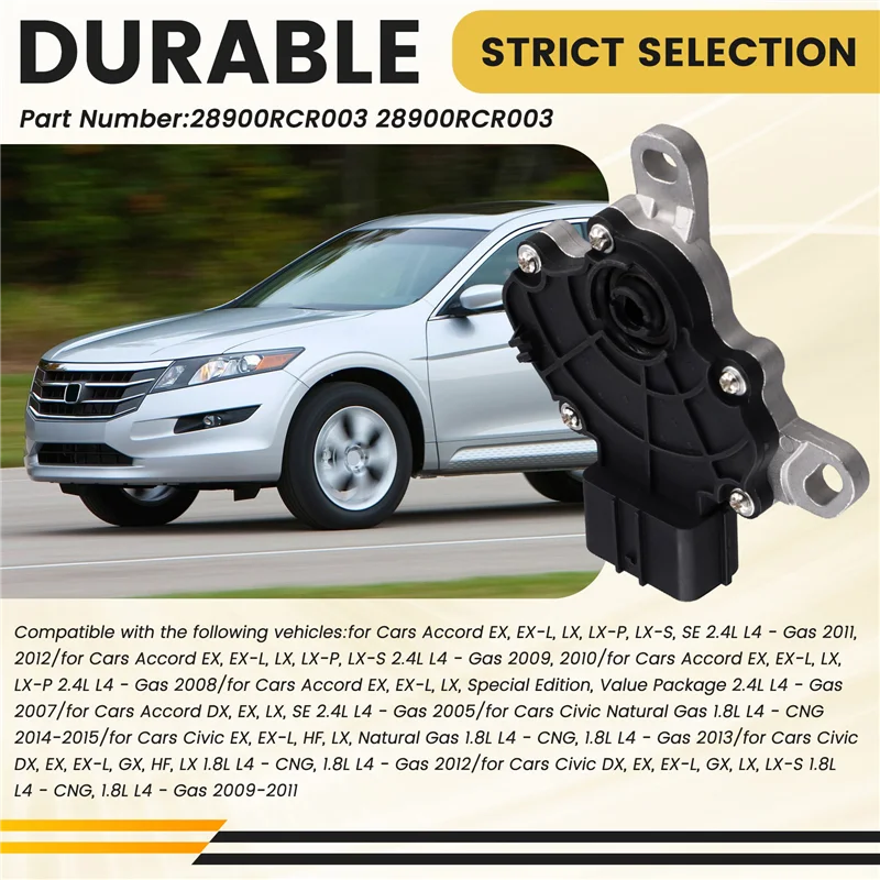 

A03Z-28900RCR003 Car Gearbox Neutral Safety Switch For Honda Accord Civic Crosstour CR-V Fit 2007-2013 28900-RCR-003