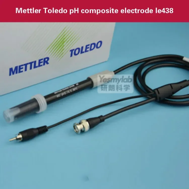 Mettler Toledo pH composite electrode le438. Suitable for pH meter Fe20 FE28 12997879 probe.