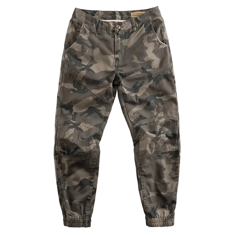 4XL 5XL Camouflage Jogger Pants Men Plus Size Casual Trousers High Quality 100% Cotton Vintage American Amekaji Male Workwear