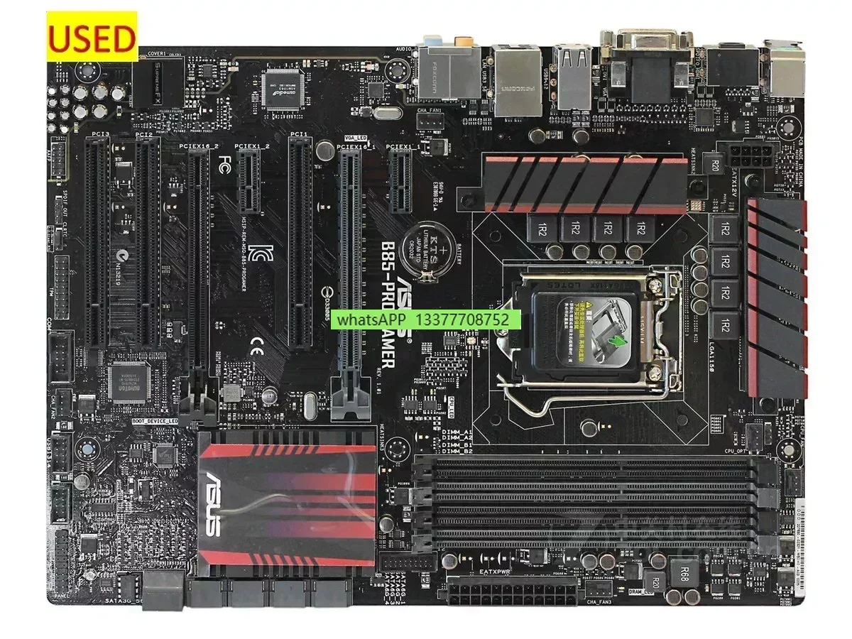 

B85 PRO GAMER Desktop Motherboard Socket LGA 1150 i7 i5 i3 DDR3 32G SATA3 USB3.0 ATX Original Disassembly Used